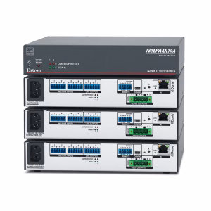 NetPA U 2002 SB - Two Channel Bridgeable Output Amplifier with Dante and DSP