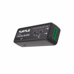 Dante 2CH Analog Line Output Adapter with Gain Controls