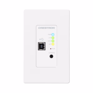 DM-NUX-L2-1G-W  -  DM NUX USB over Network Wall Plate with Routing, Local, White