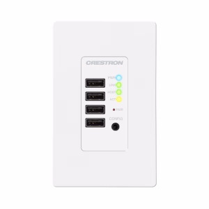 DM-NUX-R2-1G-W  -  DM NUX USB over Network Wall Plate with Routing, Remote, White
