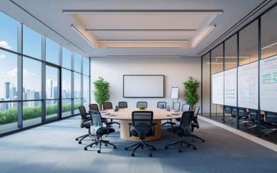 Meeting Room Taxonomy: Huddle–Focus–Project–Townhall — Panduan Standarisasi & Investasi