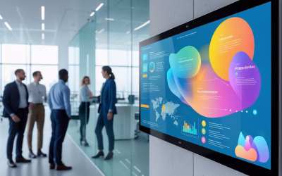 Digital Signage Cerdas untuk Komunikasi Internal dan Keamanan: Konten Adaptif & Analitik