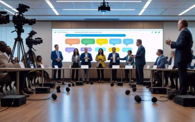 Inclusive Townhalls: Multi-Camera Grammar, Floor Mics, and Participatory Chat Essentials