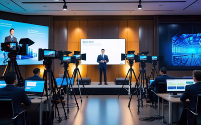 From Meeting to Broadcast: Multi-Camera, Lighting, and Graphics for Seamless Corporate Event Streaming