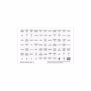 Backlit Button Labels - Labels for Backlit Buttons