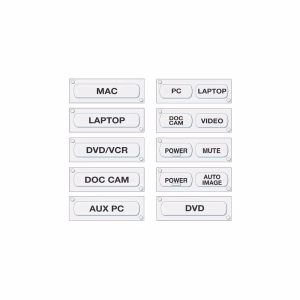 MLC 62 Button Kits - Button Options for MLC 62 Series MediaLink Controllers