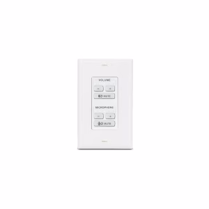 NBP VC2 D - Network Button Panel with Dual Volume Control - Decorator-Style Wallplate