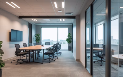 Perencanaan Meeting Room dan Huddle Room untuk Kantor Modern