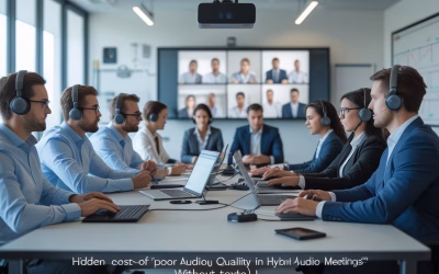 The Hidden Costs Of Poor Audio In Hybrid Meetings: Fixes