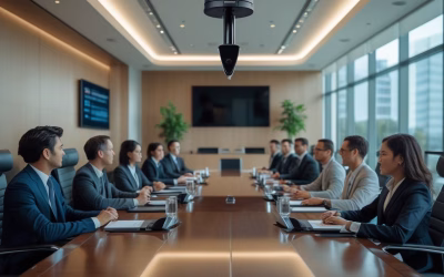 The Rise Of PTZ Auto-Tracking Cameras In Executive Boardrooms: Strategic Impact