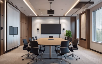 Bagaimana Kontraktor AV Terbaik Mendesain Ruang Meeting Yang Efektif Dan Estetis