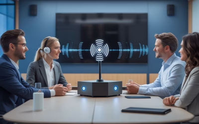 AI Audio Enhancement: Echo dan Reverb Ruang Rapat